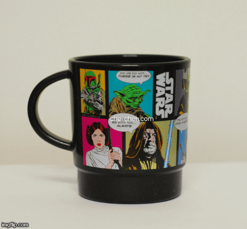 Authentic Star Wars Comic Strips Mug Cup